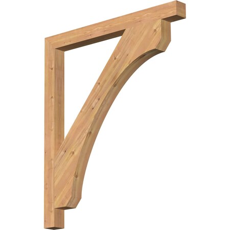 Ekena Millwork Legacy Block Smooth Bracket, Western Red Cedar, 3 1/2"W x 42"D x 48"H BKT04X42X48LEC05SWR